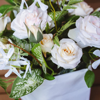 Faux Potted Jasmine Arrangement